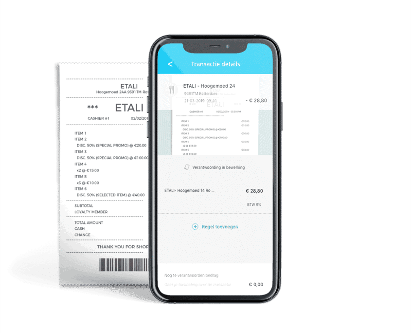 Fotografeer_de_bon_1 Bon of factuur declareren in de mobiele app